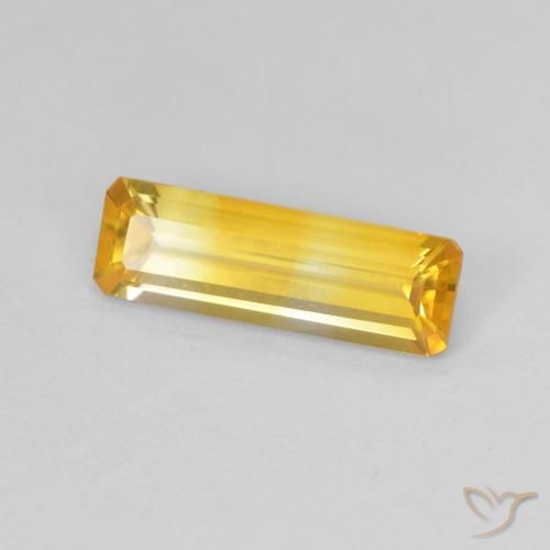 Citrino Arancio dorato naturale da 1.24 ct, Ottagonale / Taglio smeraldo, VVS