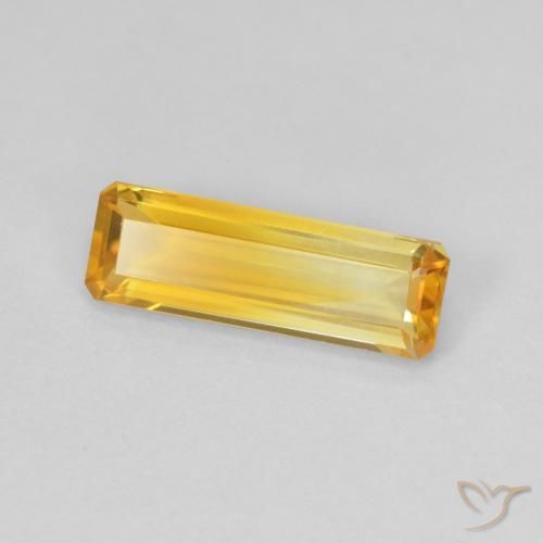 Citrino Dorato medio naturale da 1.26 ct, Ottagonale / Taglio smeraldo, VVS