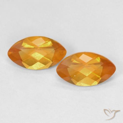 1.70ctw Naturale Oro Citrino, Taglio marquise, VS