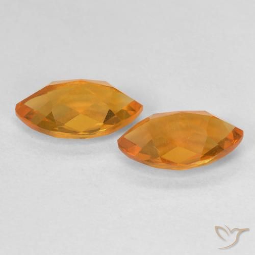 Gemme di Citrino Arancio Medio naturale da 1.93 ct, Taglio marquise, VS