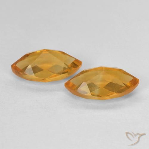 Gemme di Citrino Arancio intenso-OroG naturale da 1.81 ct, Taglio marquise, VS