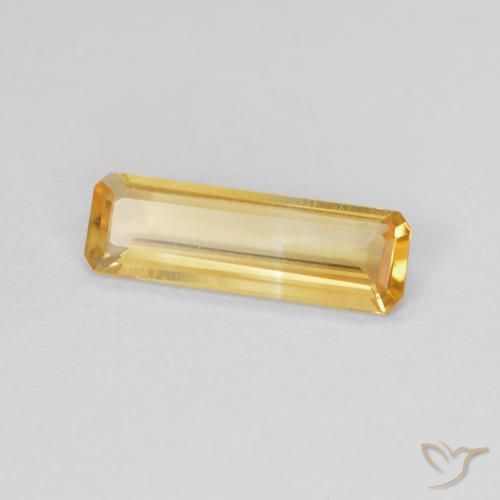 Citrino Dorato naturale da 0.87 ct, Ottagonale / Taglio smeraldo, VVS-VS