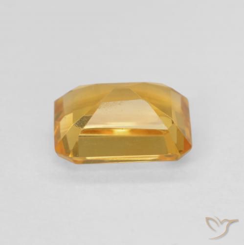Citrino Dorato naturale da 1.41 ct, Ottagonale / Taglio smeraldo, VVS-VS