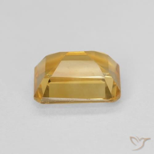 Citrino Dorato naturale da 1.42 ct, Ottagonale / Taglio smeraldo, VVS-VS