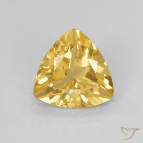 1.04ct Naturale Dorato Citrino, Taglio trillion, VVS-VS