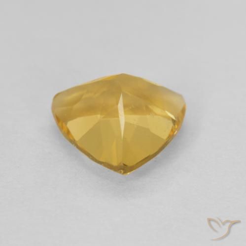Citrino Dorato naturale da 1.04 ct, Taglio trillion, VVS-VS