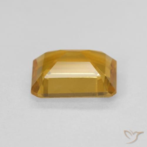 Citrino Dorato naturale da 1.41 ct, Ottagonale / Taglio smeraldo, VVS-VS