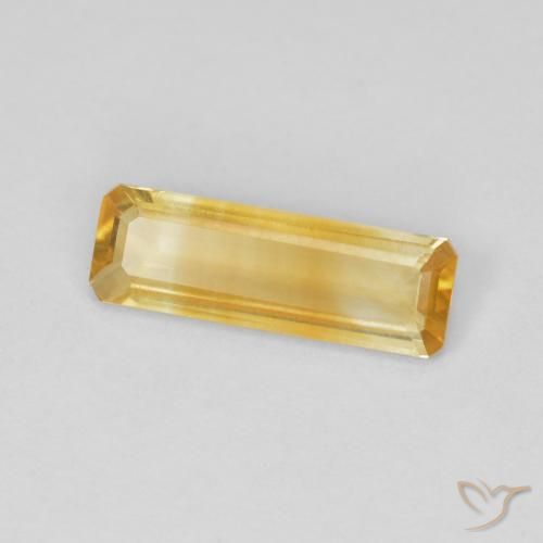 Citrino Dorato naturale da 0.98 ct, Ottagonale / Taglio smeraldo, VVS-VS