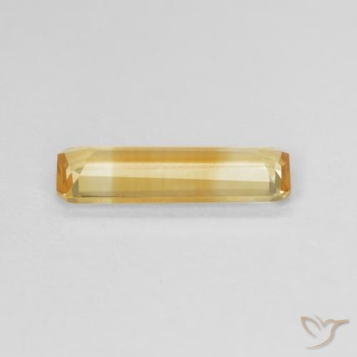 Citrino Dorato naturale da 0.98 ct, Ottagonale / Taglio smeraldo, VVS-VS