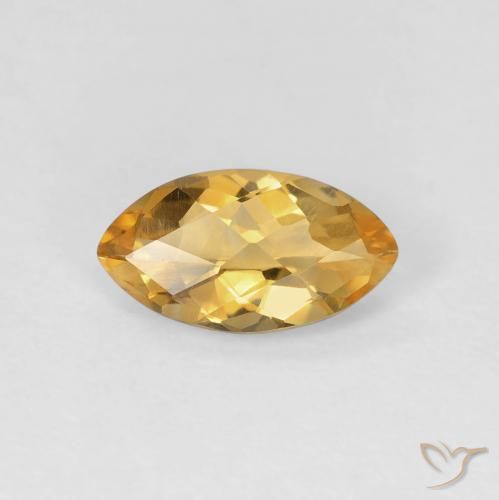 0.82ct Naturale Arancio dorato Citrino, Taglio marquise, VVS-VS
