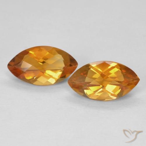 1.88ctw Naturale Oro Citrino, Taglio marquise, VS