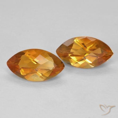 Gemme di Citrino Oro naturale da 1.88 ct, Taglio marquise, VS
