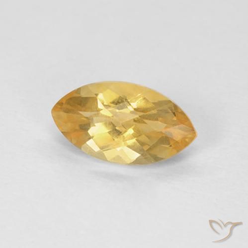 Citrino Arancio-Oro naturale da 0.97 ct, Taglio marquise, VS