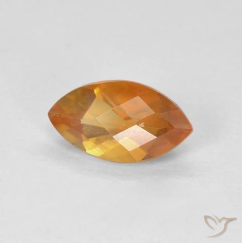 Citrino Oro naturale da 0.95 ct, Taglio marquise, VS