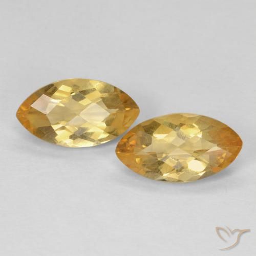 1.69ctw Naturale Dorato Citrino, Taglio marquise, VS