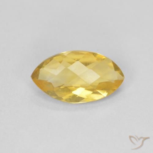 0.81ct Naturale Arancio dorato Citrino, Taglio marquise, VS