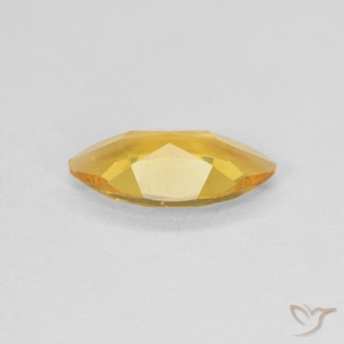 Citrino Dorato naturale da 0.65 ct, Taglio marquise, VVS-VS