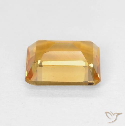 Citrino Arancio-Oro naturale da 1.56 ct, Ottagonale / Taglio smeraldo, VVS