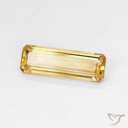 Citrino Dorato naturale da 1.37 ct, Ottagonale / Taglio smeraldo, VVS