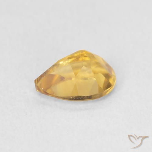 Citrino Oro naturale da 0.72 ct, Forma a pera, VVS