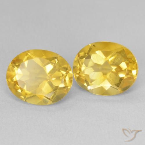 Gemme di Citrino Dorato medio naturale da 6.90 ct, Ovale, VVS-VS