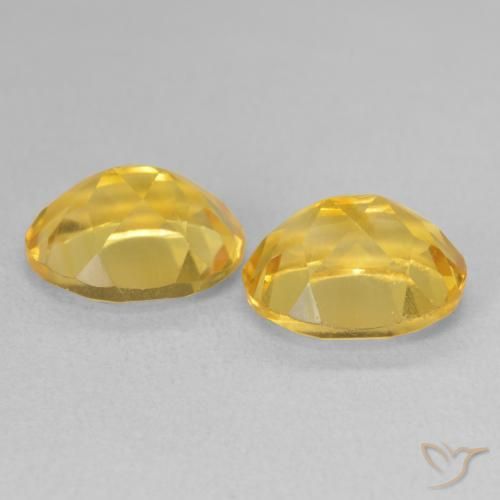 Gemme di Citrino Dorato medio naturale da 6.90 ct, Ovale, VVS-VS