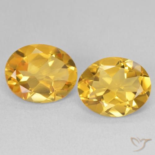 6.38ctw Naturale Dorato Citrino, Ovale, VVS-VS