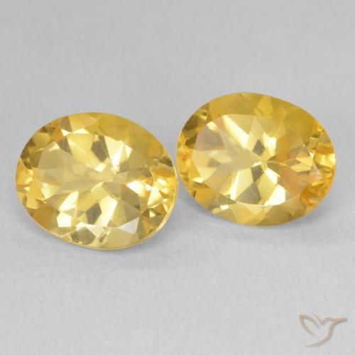 Gemme di Citrino Dorato naturale da 6.60 ct, Ovale, VVS-VS