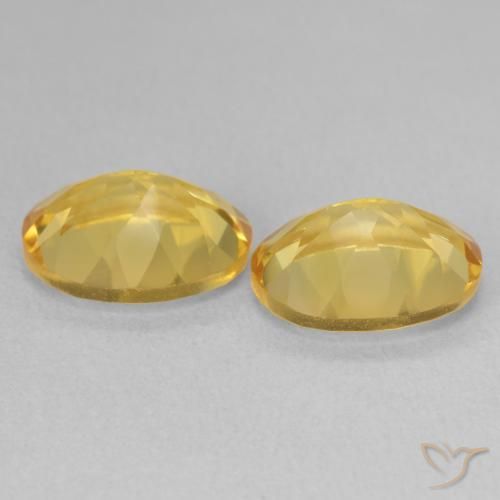 Gemme di Citrino Arancio dorato naturale da 6.41 ct, Ovale, VVS-VS