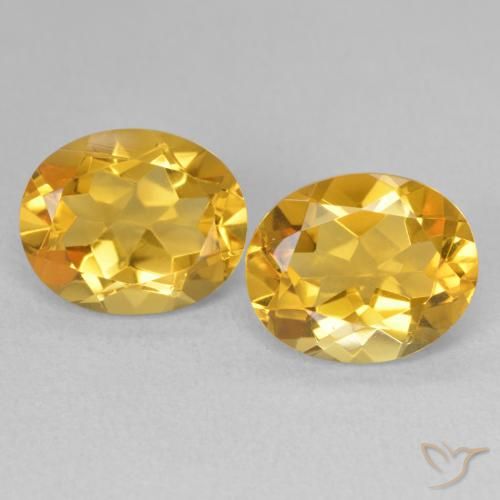 6.58ctw Naturale Dorato Citrino, Ovale, VVS-VS