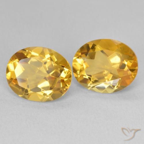 Gemme di Citrino Dorato naturale da 6.58 ct, Ovale, VVS-VS
