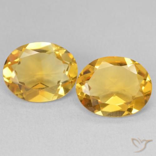 5.81ctw Naturale Dorato Citrino, Ovale, VVS-VS