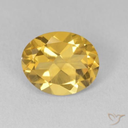 2.98ct Naturale Dorato Citrino, Ovale, VS