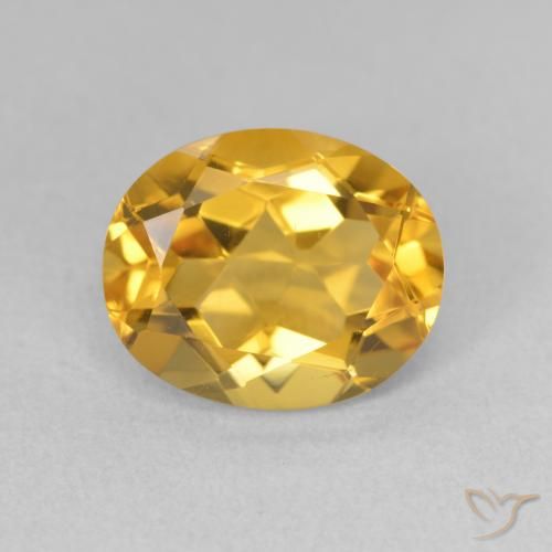 3.55ct Naturale Dorato Citrino, Ovale, VS