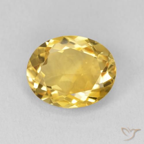3.23ct Naturale Dorato Citrino, Ovale, VS