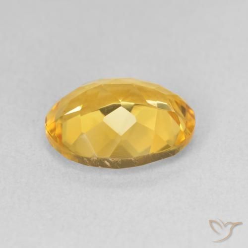 Citrino Dorato naturale da 3.23 ct, Ovale, VS