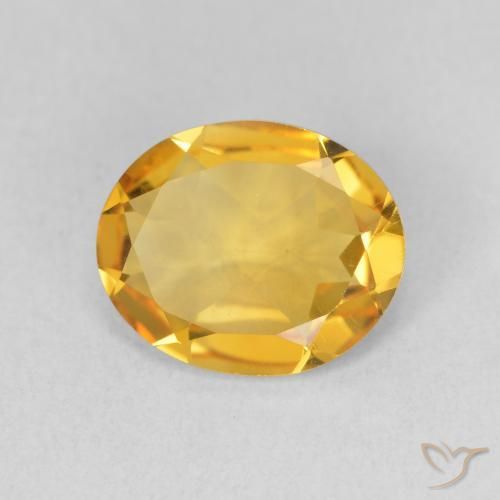 Citrino Oro medio naturale da 2.57 ct, Ovale, VS