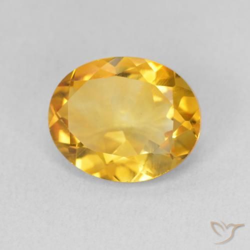 Citrino Dorato naturale da 2.85 ct, Ovale, VS