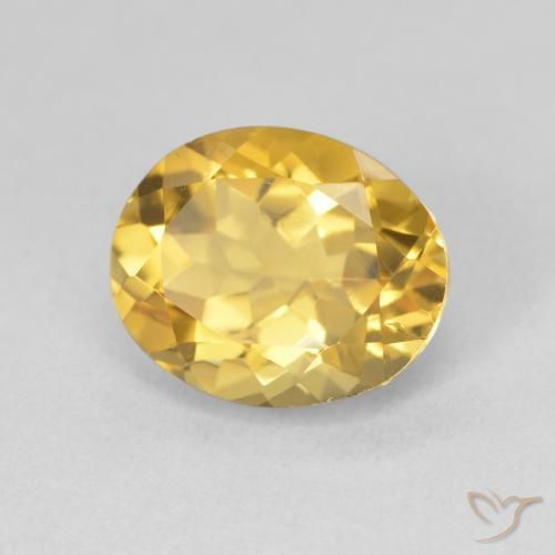 Citrino Dorato medio naturale da 3.51 ct, Ovale, VS