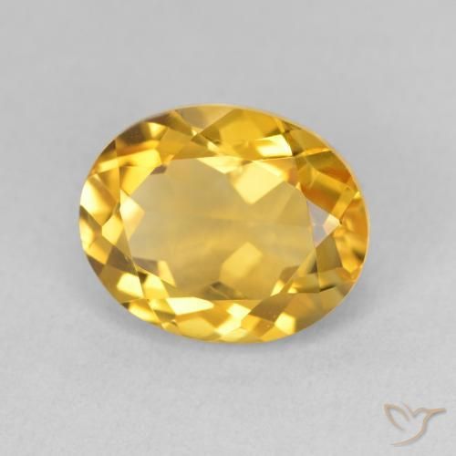 Citrino Oro brillante naturale da 3.87 ct, Ovale, VS