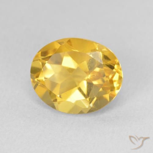 Citrino Oro brillante naturale da 3.42 ct, Ovale, VS