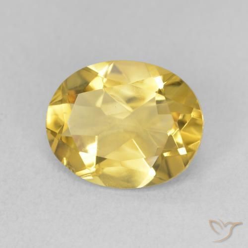 Citrino Arancio dorato naturale da 2.82 ct, Ovale, VVS-VS