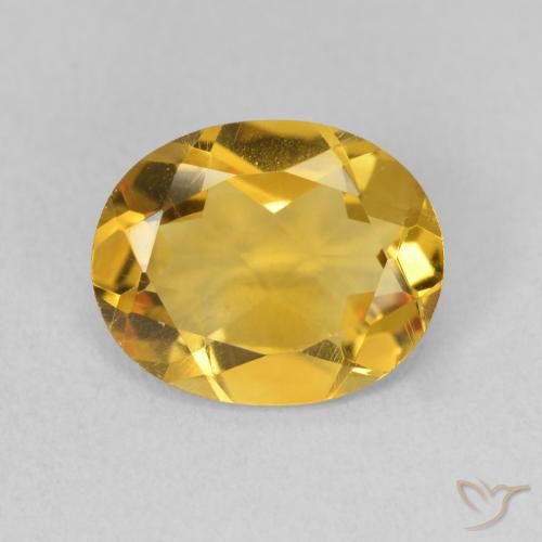 2.69ct Naturale Dorato Citrino, Ovale, VVS-VS