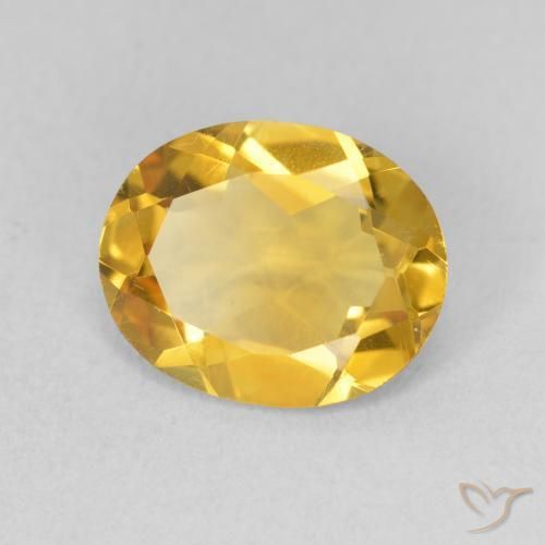 Citrino Dorato naturale da 2.69 ct, Ovale, VVS-VS