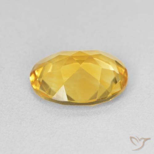 Citrino Dorato naturale da 2.69 ct, Ovale, VVS-VS