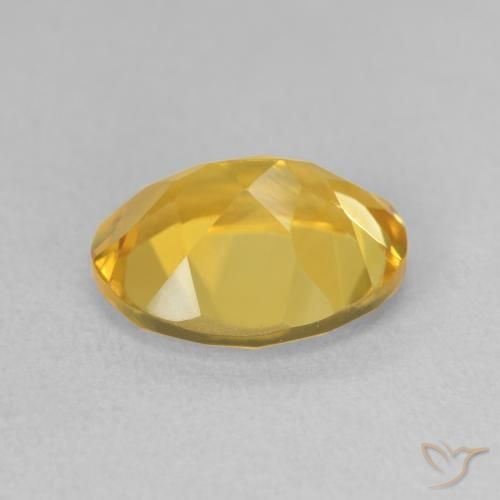 Citrino Dorato medio naturale da 3.08 ct, Ovale, VVS-VS