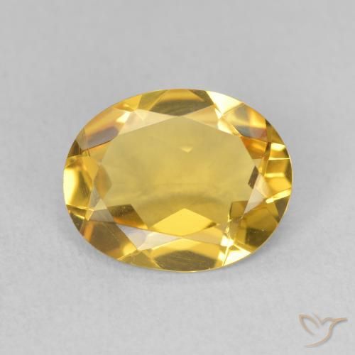 2.53ct Naturale Arancio dorato Citrino, Ovale, VVS-VS