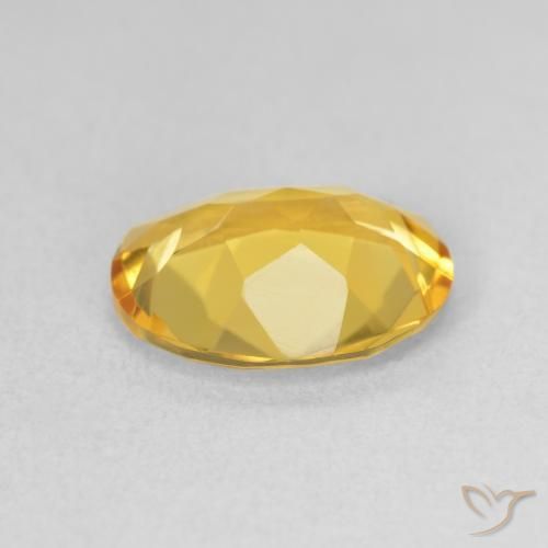 Citrino Arancio dorato naturale da 2.53 ct, Ovale, VVS-VS
