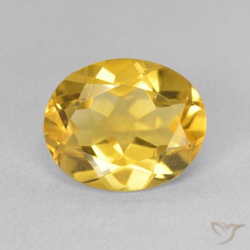 3.15ct Naturale Arancio dorato Citrino, Ovale, VVS-VS