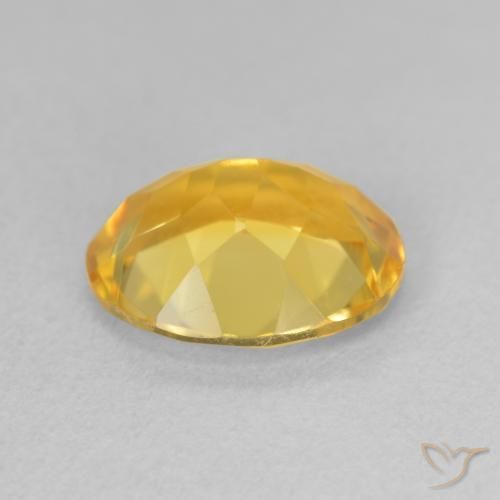 Citrino Arancio dorato naturale da 3.15 ct, Ovale, VVS-VS